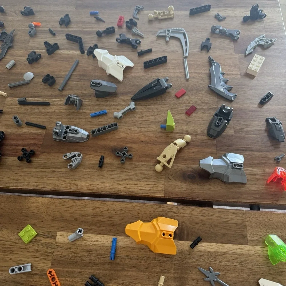 LEGO BIONICLE Hero Factory Bulk Lot of 200+ Parts Pieces 12 oz. SEE PICTURES!